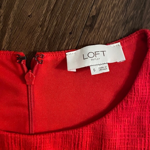 Loft RED dress - Picture 2 of 2
